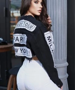 Fashion Nob Fashion Tour III Denim Jacket - Black