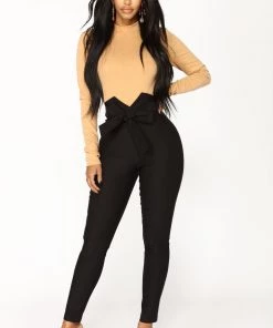 Mysite Knot Your Girl Pants - Black Best Sellers