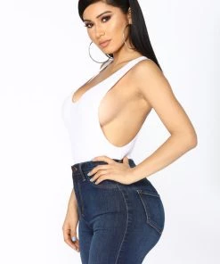 Mysite Adore You Bodysuit - White New Today