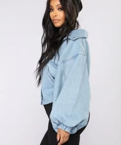 Fashion Nob Trixie Girl Denim Jacket - Medium Wash Influencer Looks 12 Fashion Nob Trixie Girl Denim Jacket - Medium Wash Influencer Looks