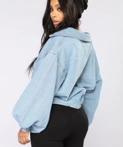 Fashion Nob Trixie Girl Denim Jacket - Medium Wash Influencer Looks 13 Fashion Nob Trixie Girl Denim Jacket - Medium Wash Influencer Looks