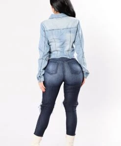 Fashion Nob Denim Craze Jacket - Light Wash