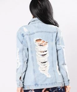 Mysite Stereo Love Denim Jacket - Vintage