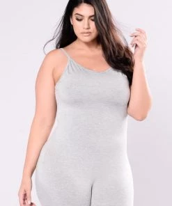 Mysite New Today Nova Season Jumpsuit - Heather Grey 36 Mysite New Today Nova Season Jumpsuit - Heather Grey