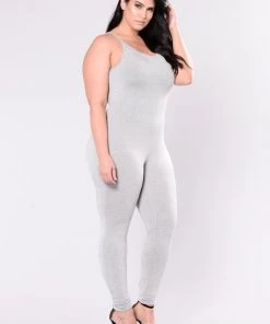 Mysite New Today Nova Season Jumpsuit - Heather Grey 35 Mysite New Today Nova Season Jumpsuit - Heather Grey