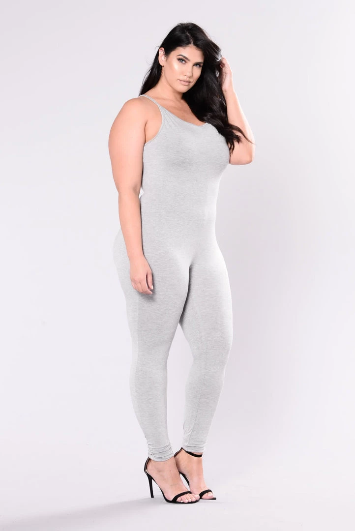 Mysite New Today Nova Season Jumpsuit - Heather Grey 15 Mysite New Today Nova Season Jumpsuit - Heather Grey