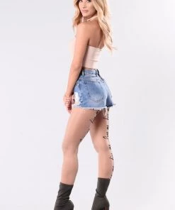 Fashion Nob Teddies & Babydolls Love Me Kiss Me Tights - Beige