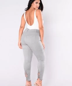 Mysite New Today Tell Your Boy Bye Jeans - Grey 26 Mysite New Today Tell Your Boy Bye Jeans - Grey