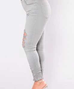 Mysite New Today Tell Your Boy Bye Jeans - Grey 27 Mysite New Today Tell Your Boy Bye Jeans - Grey