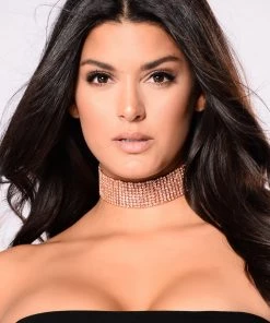 Fashion Nova Teddies & Babydolls Dash Choker - Rose Gold