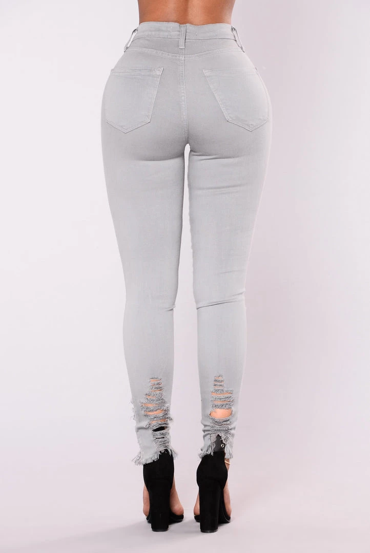 Mysite New Today Tell Your Boy Bye Jeans - Grey 3 Mysite New Today Tell Your Boy Bye Jeans - Grey