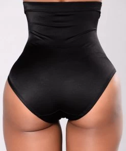 Fashion Nob Dorinda High Waist Shaping Brief - Black New Today