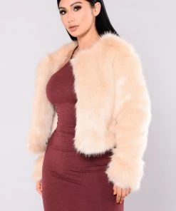 Fashion Nob Franchesca Fur Jacket - Natural Teddies & Babydolls 13 Fashion Nob Franchesca Fur Jacket - Natural Teddies & Babydolls