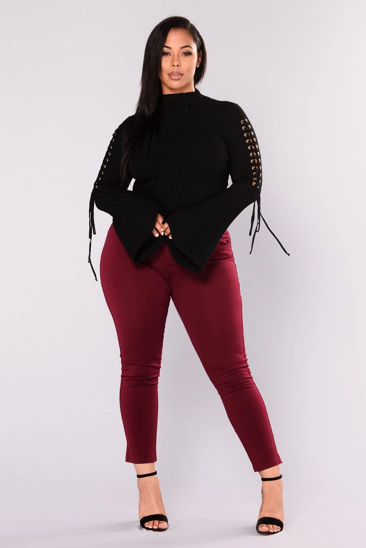 Fashion Nova New Today Next To Me Mock Neck Sweater - Black 8 Fashion Nova New Today Next To Me Mock Neck Sweater - Black