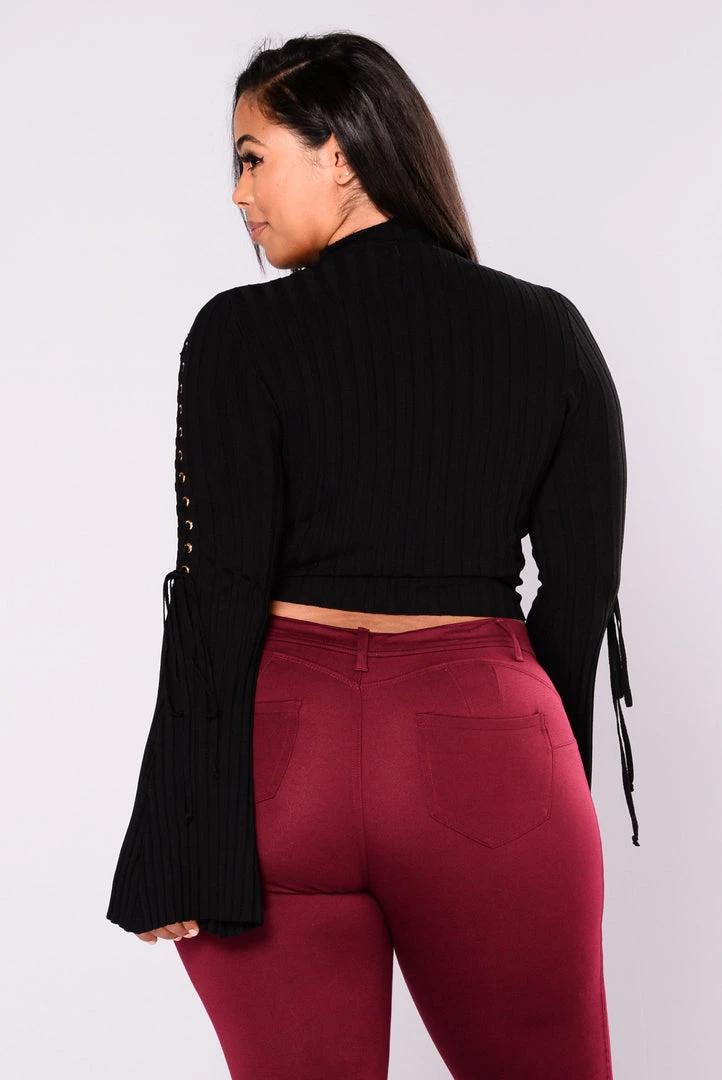 Fashion Nova New Today Next To Me Mock Neck Sweater - Black 11 Fashion Nova New Today Next To Me Mock Neck Sweater - Black