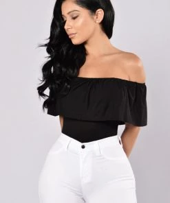 Mysite Best Sellers Happy Hour Bodysuit - Black