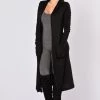 Fashion Nova Sunday Kind Of Love Duster Jacket - Black
