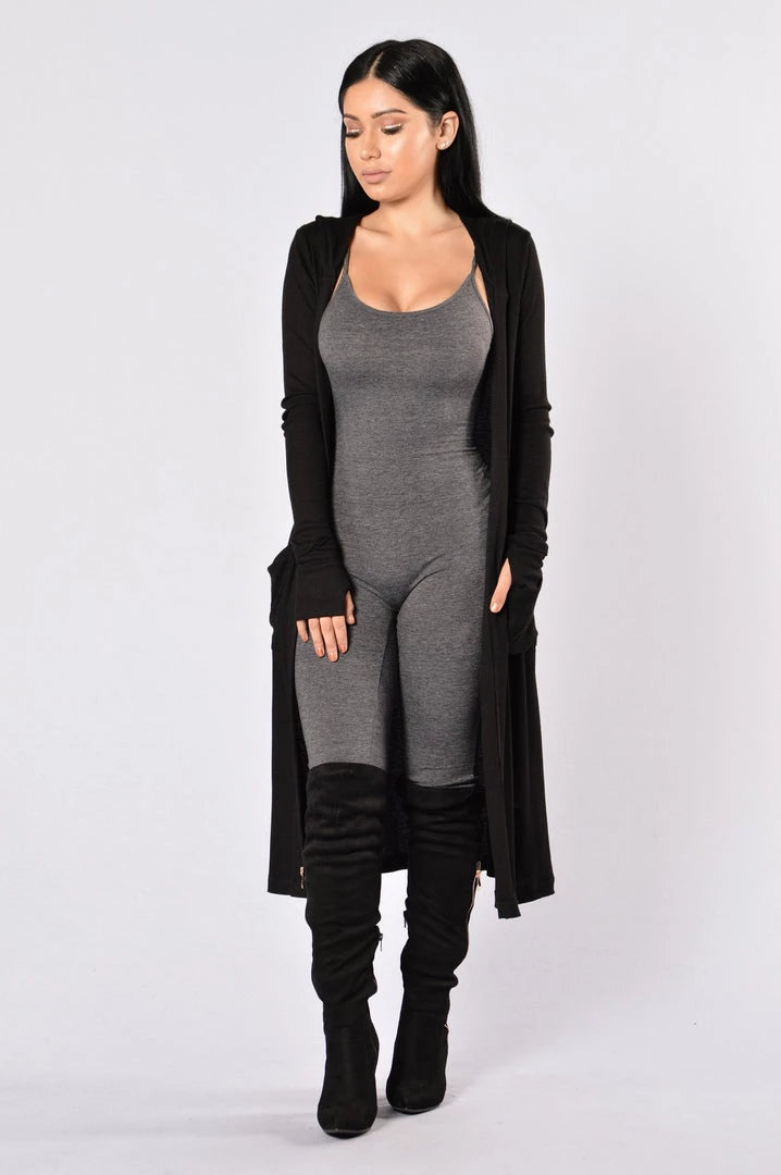 Fashion Nova Sunday Kind Of Love Duster Jacket - Black 2 Fashion Nova Sunday Kind Of Love Duster Jacket - Black