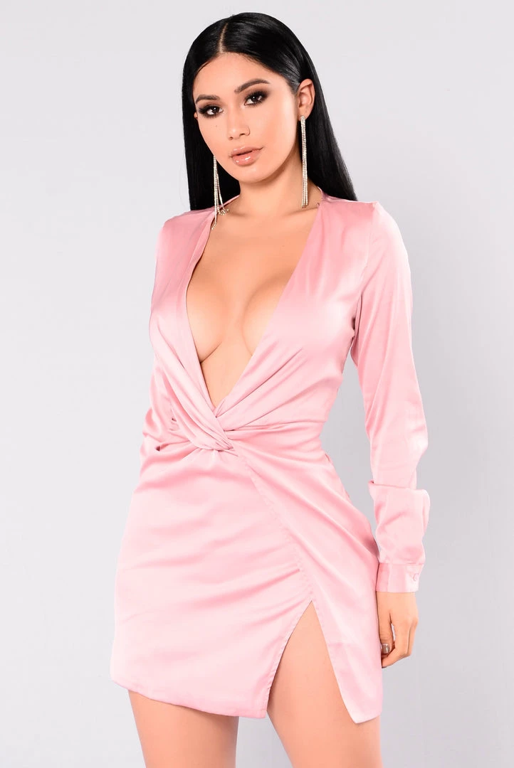 Fashion Nova Sugar Free Dress - Blush 3 Fashion Nova Sugar Free Dress - Blush