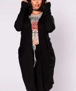 Fashion Nova Sunday Kind Of Love Duster Jacket - Black 18 Fashion Nova Sunday Kind Of Love Duster Jacket - Black