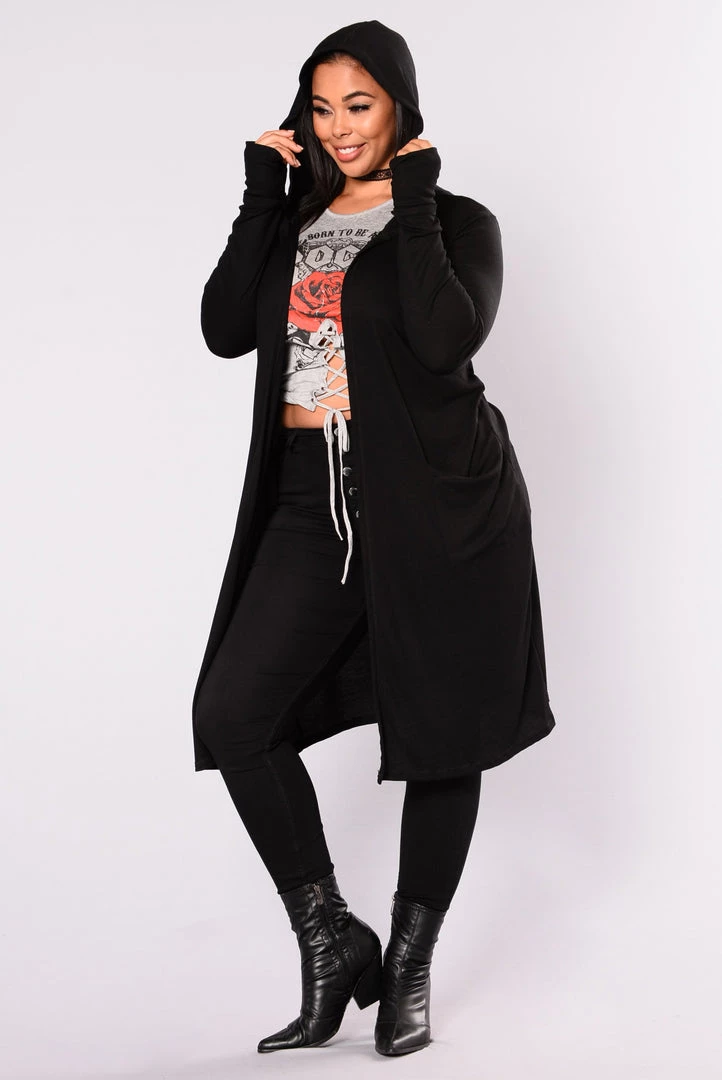 Fashion Nova Sunday Kind Of Love Duster Jacket - Black 7 Fashion Nova Sunday Kind Of Love Duster Jacket - Black
