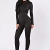 Fashion Nova Best Sellers Frisky Feline Jumpsuit - Black