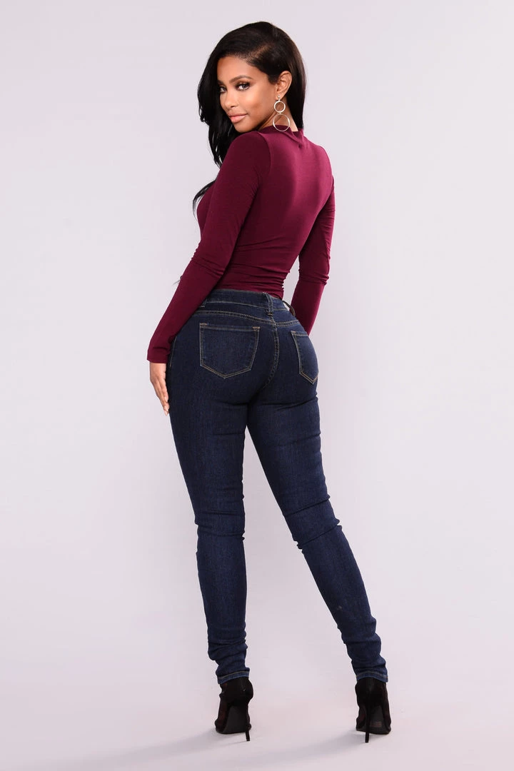 Fashion Nova Melanie Mock Neck Bodysuit - Wine Best Sellers 6 Fashion Nova Melanie Mock Neck Bodysuit - Wine Best Sellers