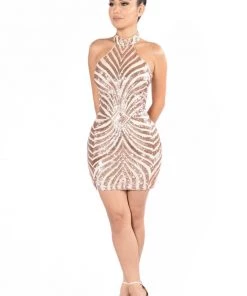 Mysite Diva Vibes Dress - Blush Club