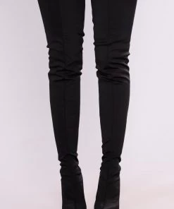 Fashion Nova Keyana Thigh High Boot - Black