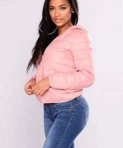 Fashion Nob Teddies & Babydolls Alaska Padded Jacket - Mauve