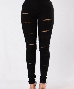 Fashion Nova Hug So Tight Jeans - Black