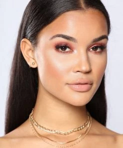 Fashion Nova Teddies & Babydolls Julian Layered Choker - Gold