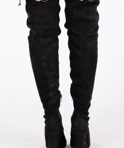 Fashion Nova Go With The Flow Boot - Black 8 Fashion Nova Go With The Flow Boot - Black