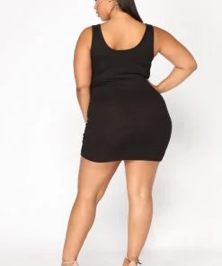 Mysite One Of The Boys Dress - Black New Today