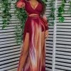 Fashion Nova DRESSES Girl On Fire Maxi Dress - Burgundy