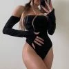 Fashion Nova High Expectations Bodysuit - Black