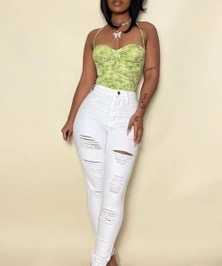 Mysite Hit The Freeway Jeans - White