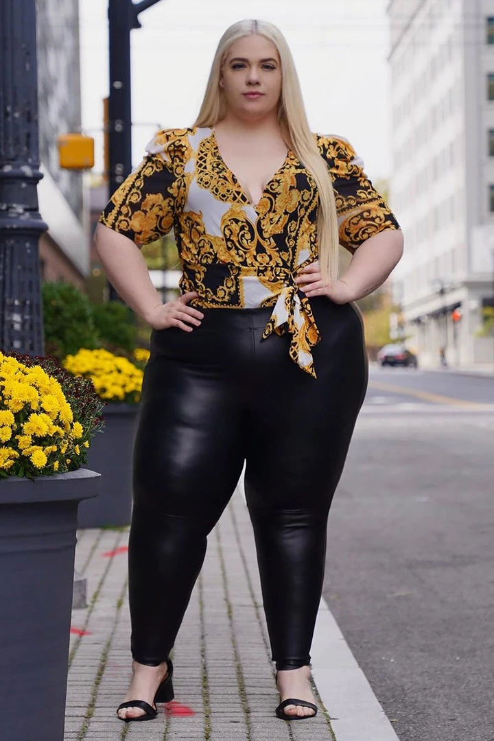 Fashion Nova Teddies & Babydolls I Don't Speak Broke Surplice Bodysuit - White/Black 5 Fashion Nova Teddies & Babydolls I Don't Speak Broke Surplice Bodysuit - White/Black