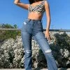 Fashion Nova Influencer Looks I'll See Ya There Flare Jeans - Medium Blue Wash