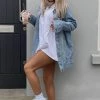 Mysite Just Visiting Denim Jacket - Medium Wash