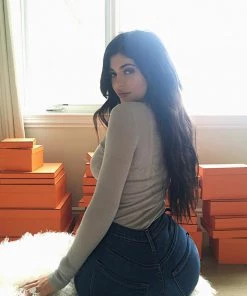 Mysite New Today Classic High Waist Skinny Jeans - Dark Denim