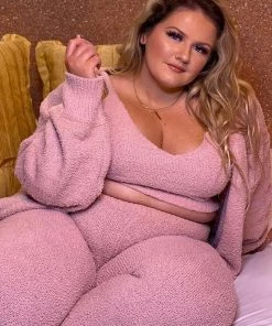 Fashion Nova Best Sellers Living In It 3 Piece Legging Set - Pink