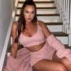Fashion Nova Living In It Cozy 3 Piece Set - Pink