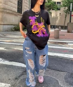 Fashion Nova Los Angeles Love Tee - Black