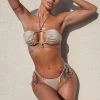 Fashion Nova Best Sellers MTS In The Shade 2 Piece Rope Bikini - Nude