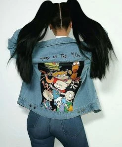 Fashion Nob Made In The 90s Denim Jacket - Medium Wash Influencer Looks