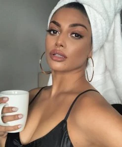 Fashion Nova Mason Hoop Earrings - Gold