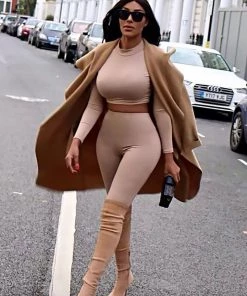 Fashion Nova Meet At My Favorite Spot Legging Set - Taupe Best Sellers