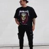 Mysite Metallica Short Sleeve Tee - Black/combo
