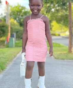 Fashion Nob Influencer Looks Mini Maura Mesh Dress - Mauve